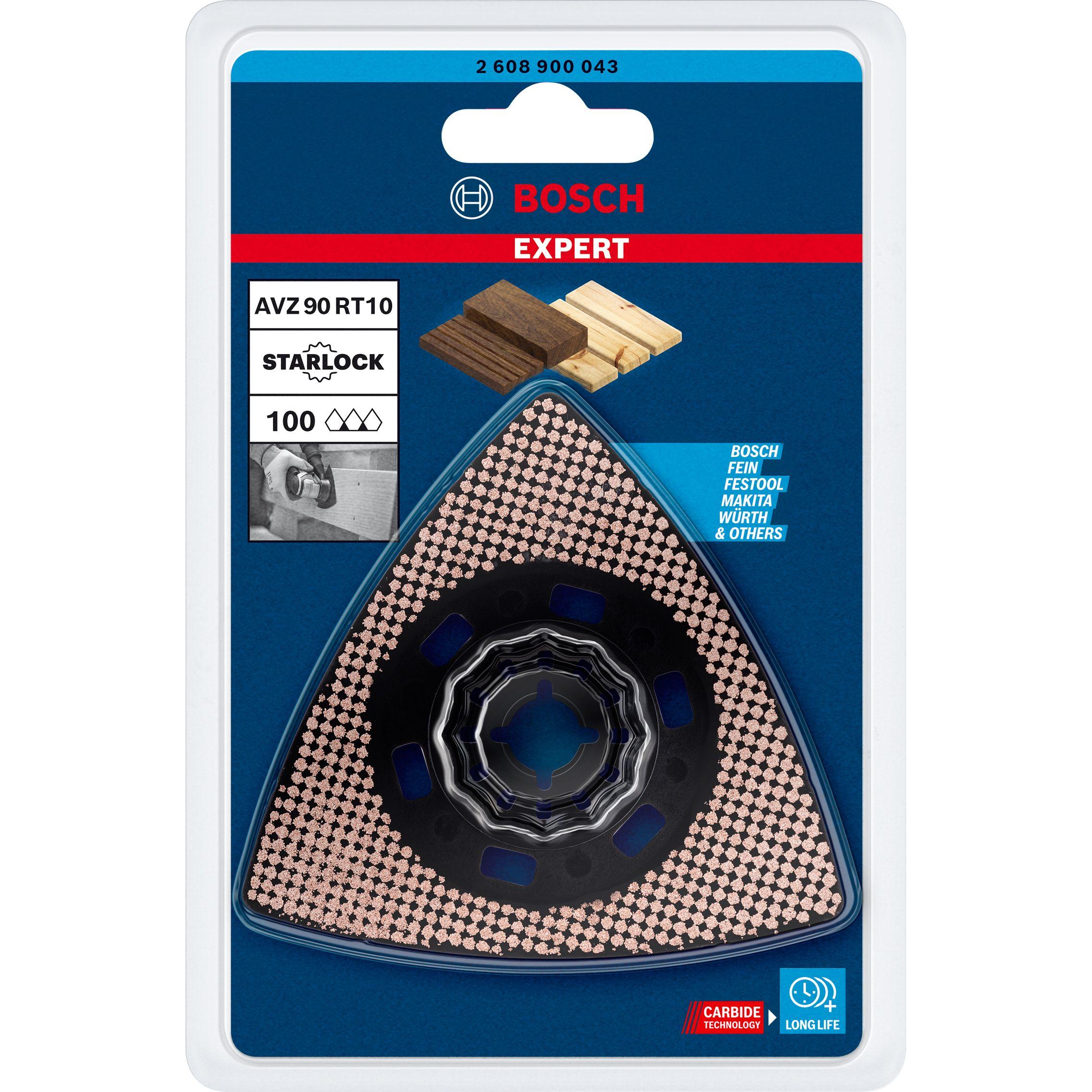 Disco de Lixar BOSCH Expert Carbide AVZ 90 RT10 MultiMaterial (Madeira - 90 mm - Cinzento), miniatura 2