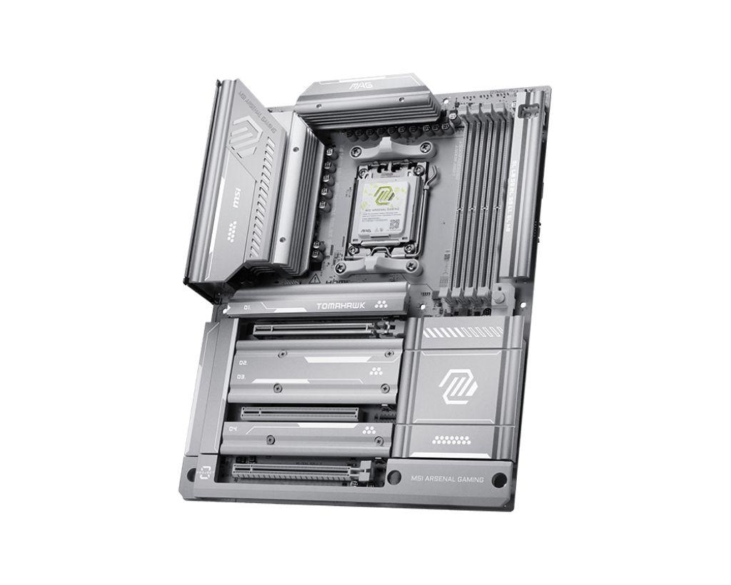 Motherboard MSI MAG X870E TOMAHAWK MAX WIFI PZ (AM5 - ATX - Duplo canal - Branco), miniatura 3
