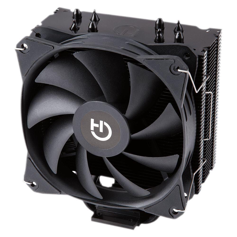 Cooler de CPU HIDITEC C12 PWM (120 mm - 1 ventoinha - 1600 RPM - Preto) — miniatura 4