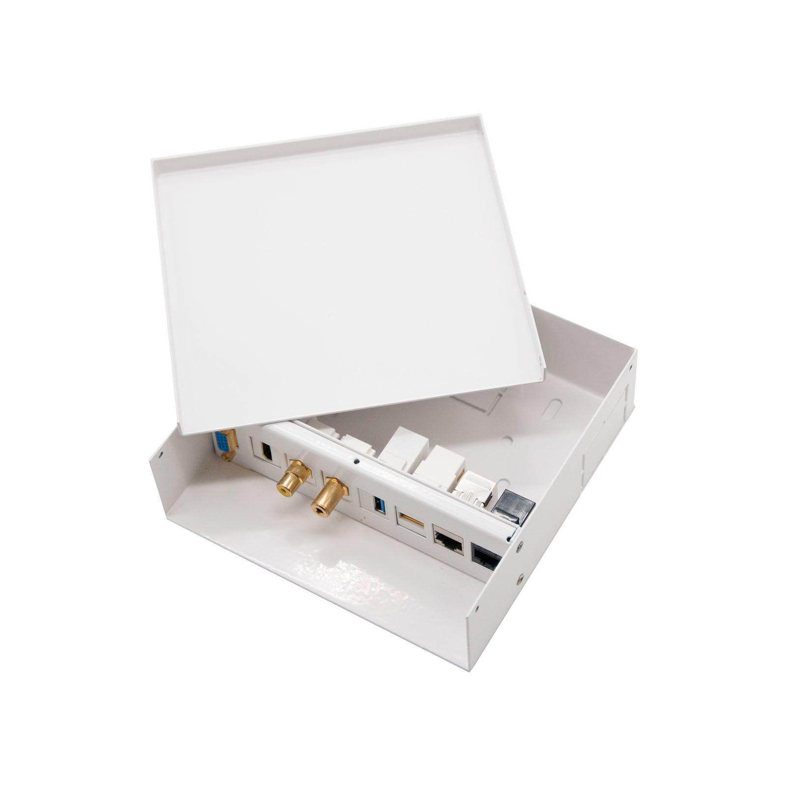 Caixa de Ligações Multimédia de Parede NANO CABLE 10.35.0003 (Fêmea-fêmea - Branco) — miniatura 9