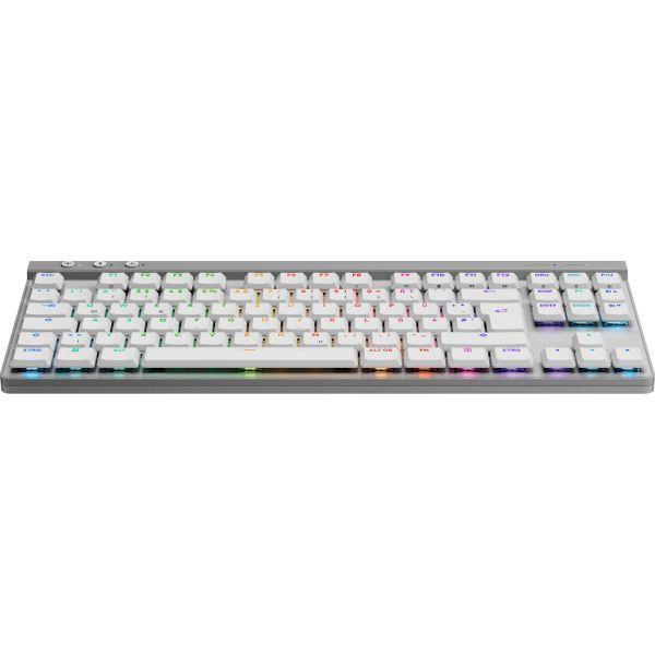 Teclado LOGITECH G515 LIGHTSPEED TKL (Alemão - Logitech GL Tactile - RF Wireless + Bluetooth - Branco) — miniatura 4