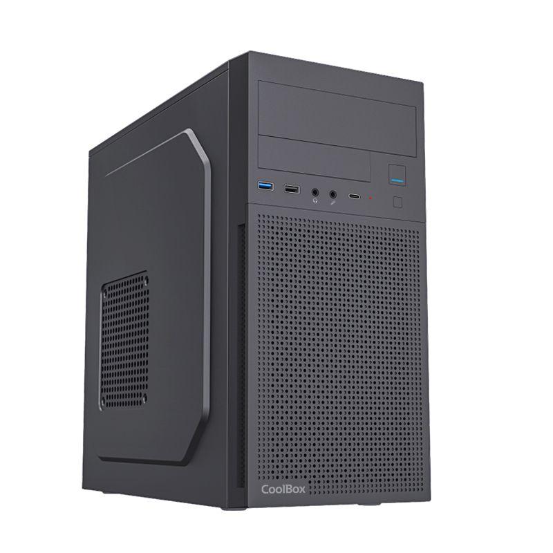 Caixa PC COOLBOX M680 (Micro-ATX - Fonte 500 W - Preto)