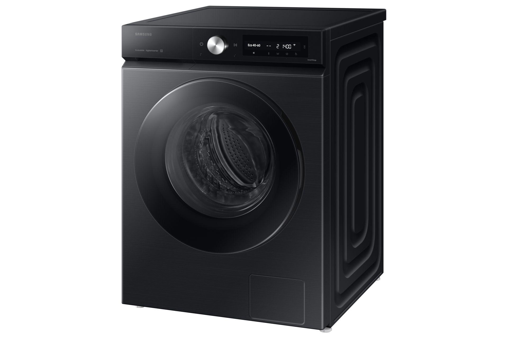 Máquina de Lavar Roupa Independente SAMSUNG WW90DB7U94GBU3 (1400 RPM - B - A - Preto) — miniatura 3