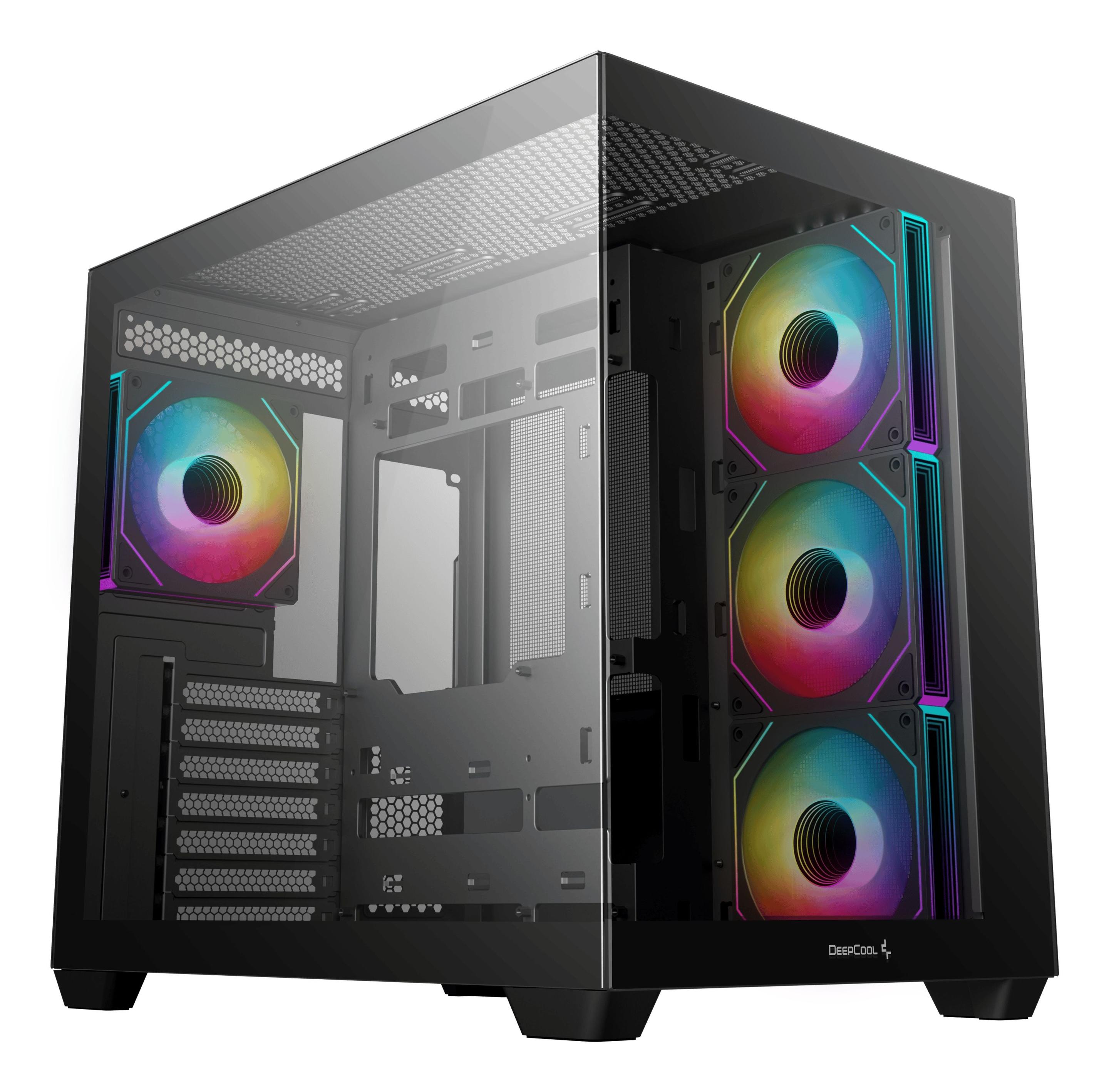 Caixa PC DEEPCOOL CG530 4F (ATX, ITX, micro ATX - ATX e PS2 - Midi Tower - Preto)