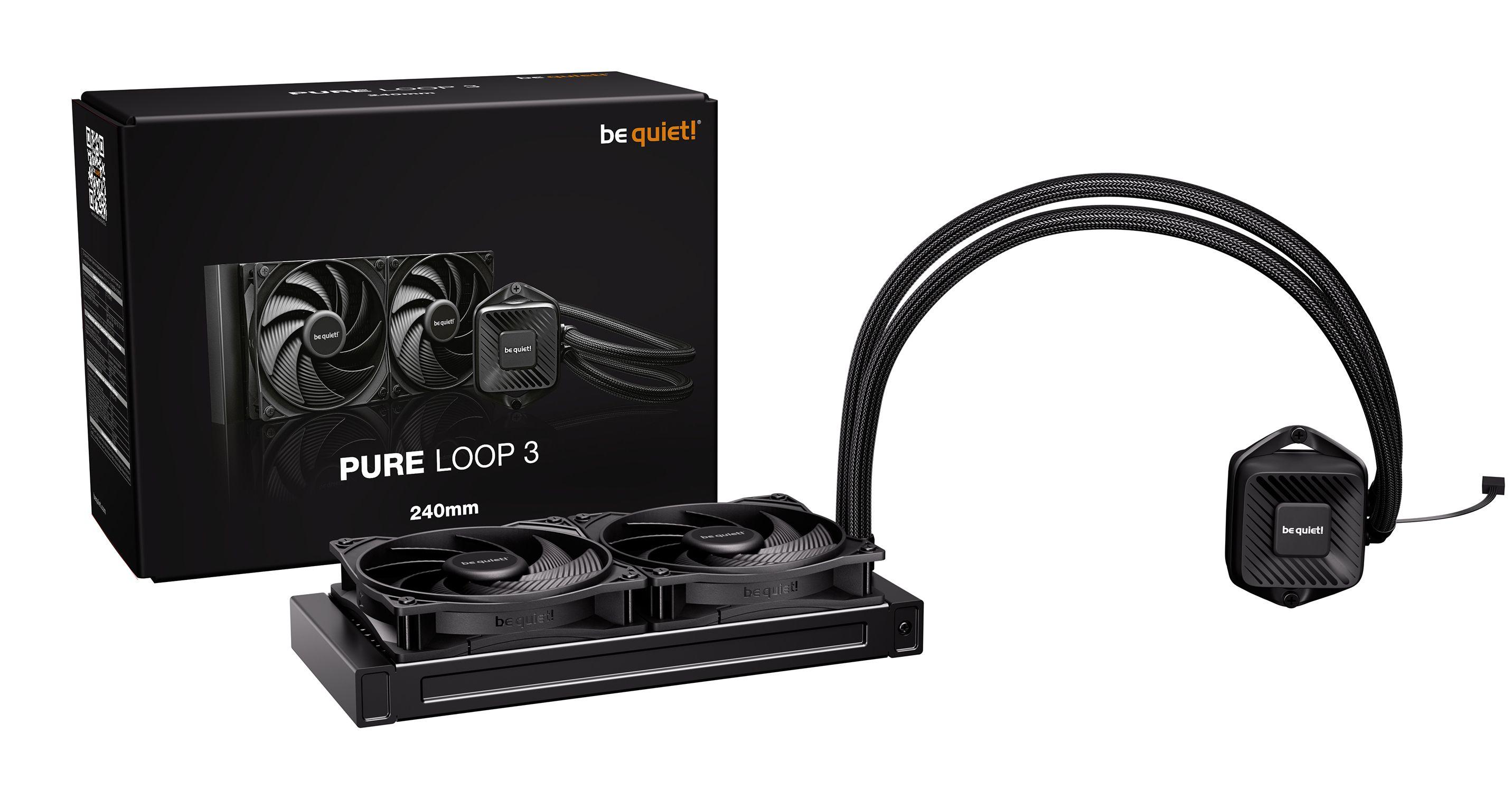 Cooler Líquido All-in-One BE QUIET! Pure Loop 3 240mm (120 mm - 2 ventoinhas - 2100 RPM - Preto), miniatura 2