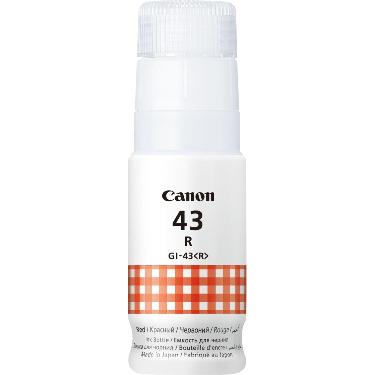 Frasco de Tinta CANON GI-43R (3 800 páginas - Vermelho)