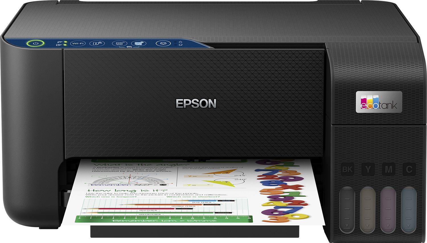 Impressora Multifunções EPSON EcoTank ET-2861 (A4 - Impressão a cores - 100 folhas - Preto)