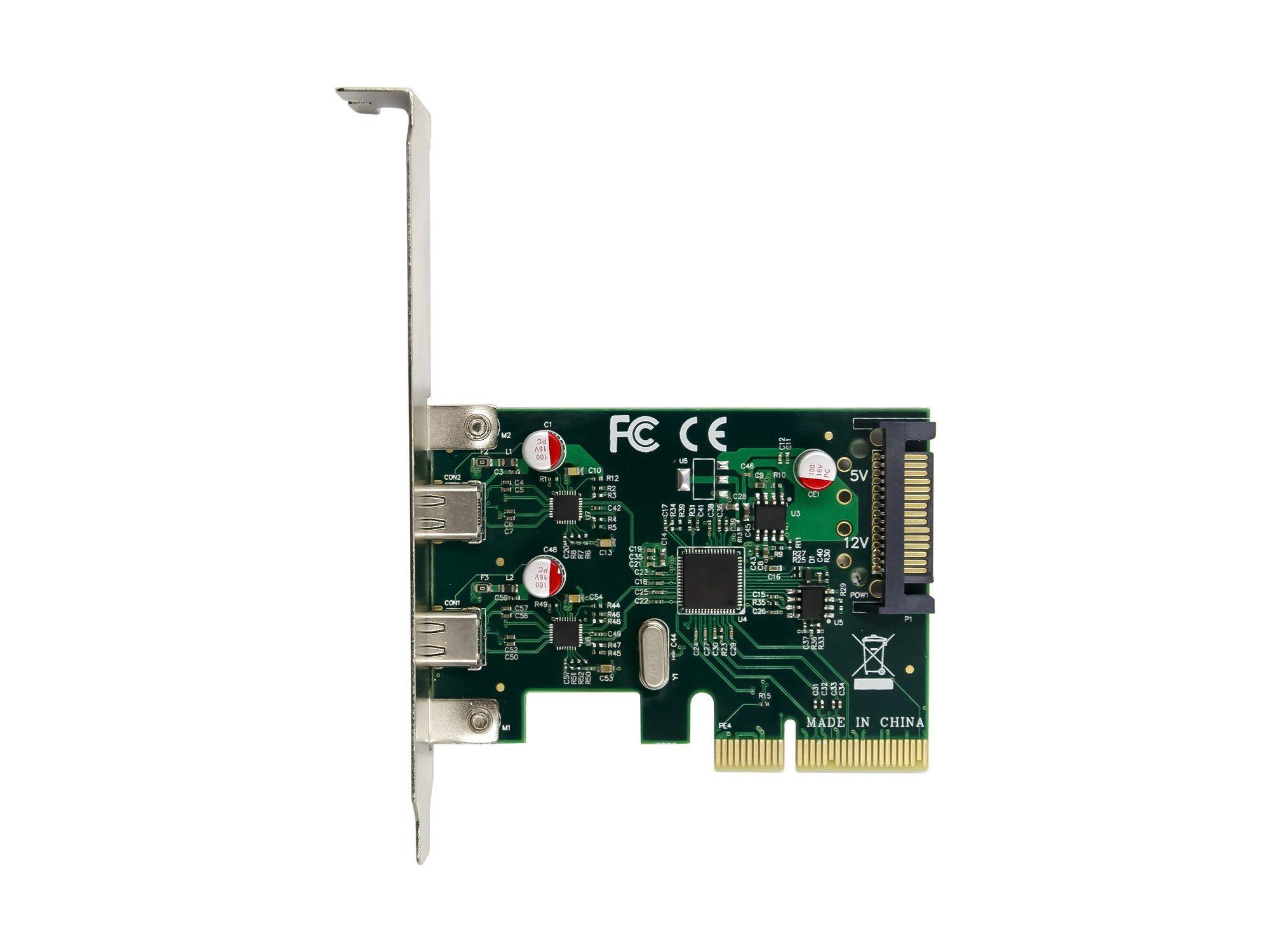 Placa Controladora PCIe CONCEPTRONIC EMRICK13G (ASM3142 - Verde) — miniatura 2