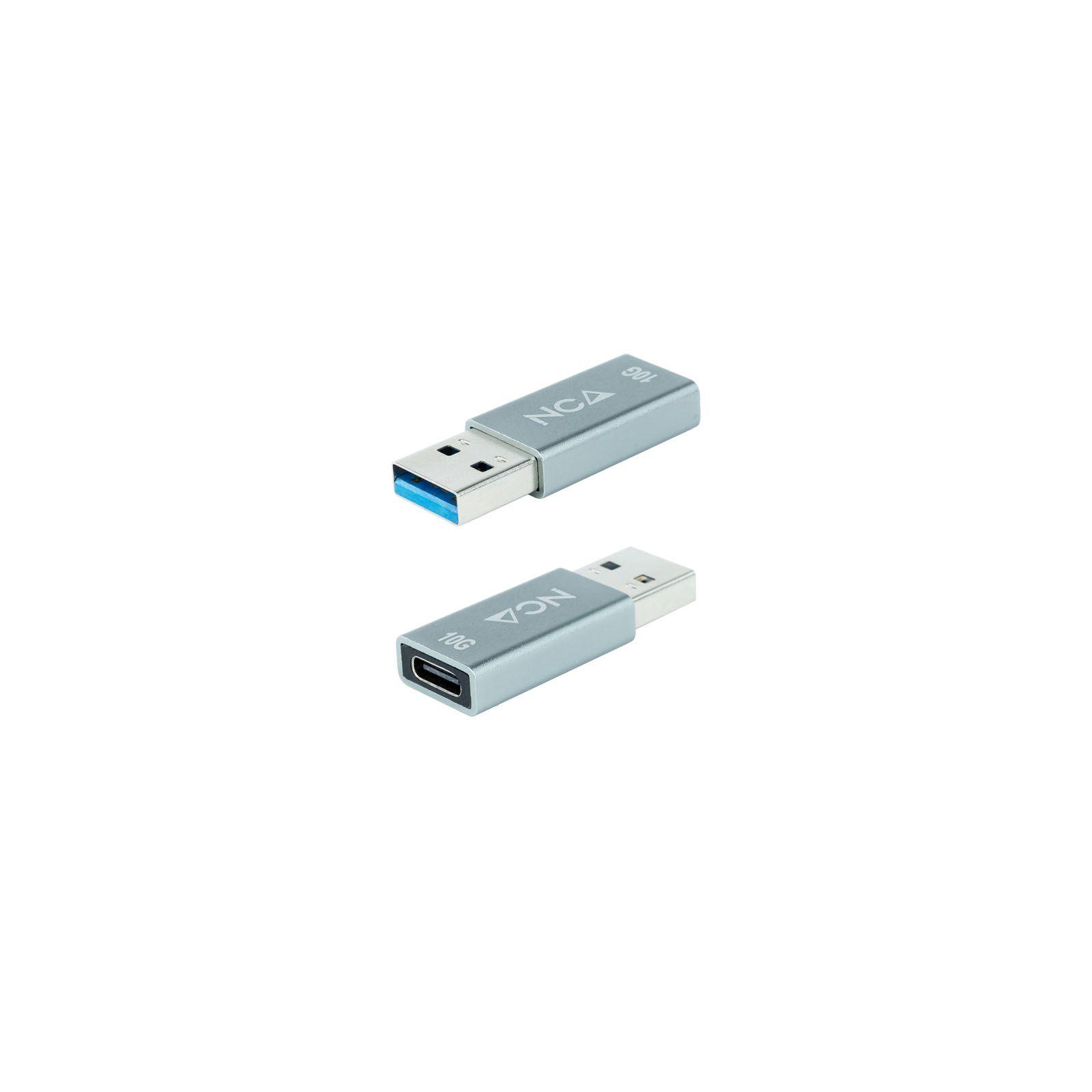 Adaptador NANOCABLE 10.02.0013 (USB A - Cinzento)