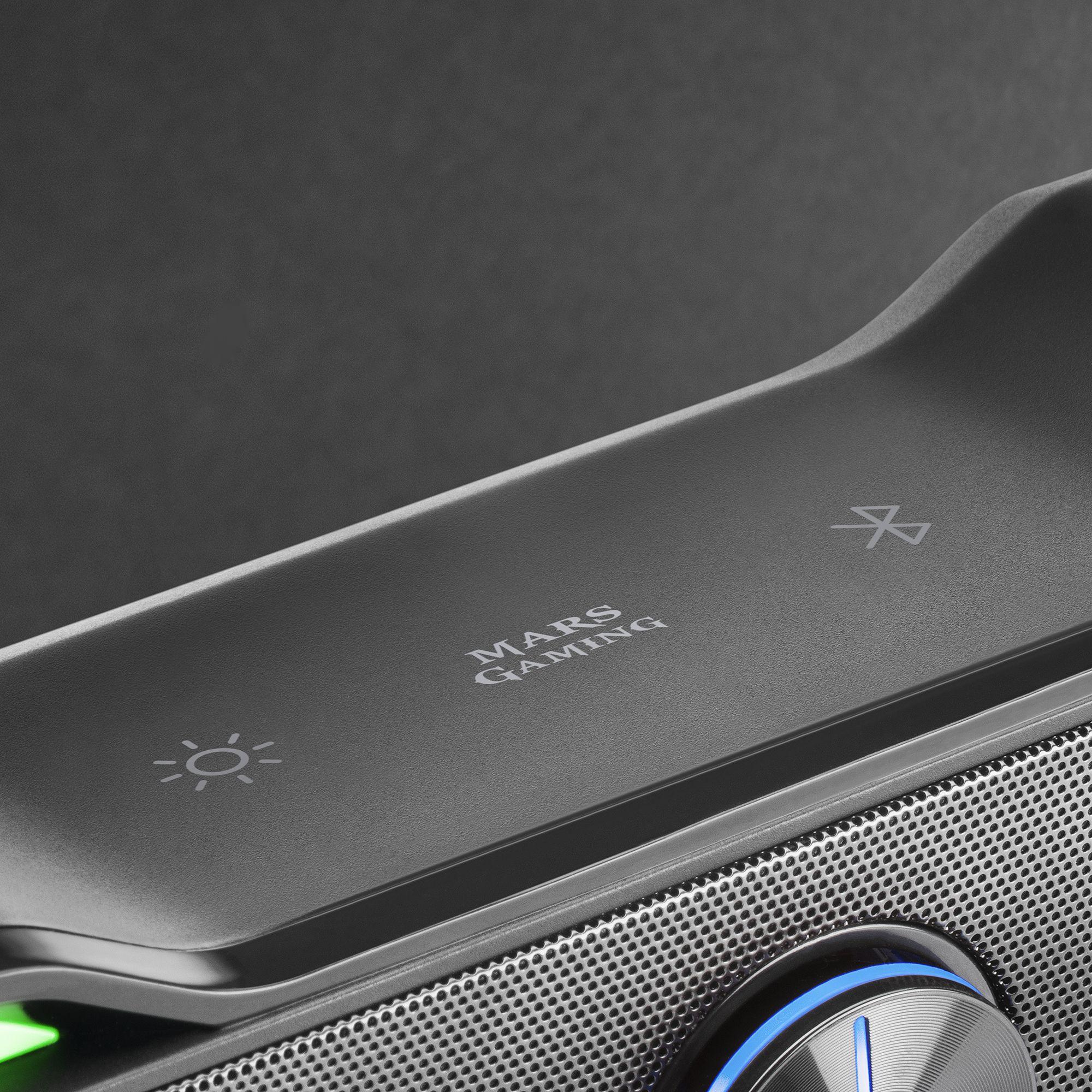 Barra de Som MARS GAMING MSBX (10 W - Com fios e sem fios - Preto) — miniatura 3