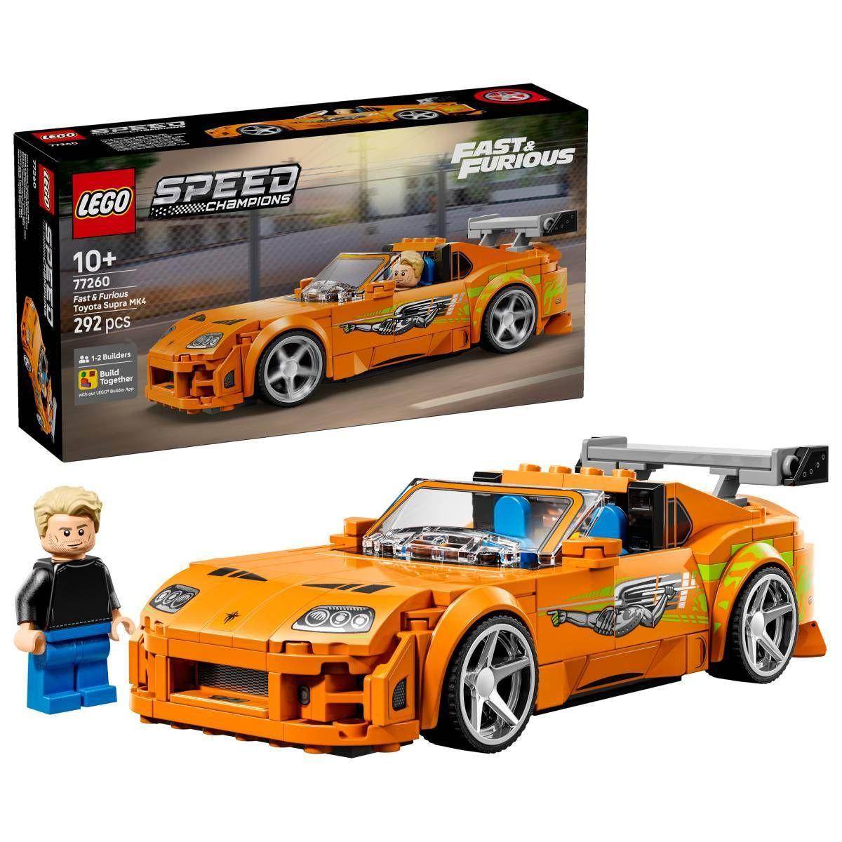 LEGO 77260 Speed Champions Velocidade Furiosa - Toyota Supra MK4 (10+ anos - 292 peças) — miniatura 3
