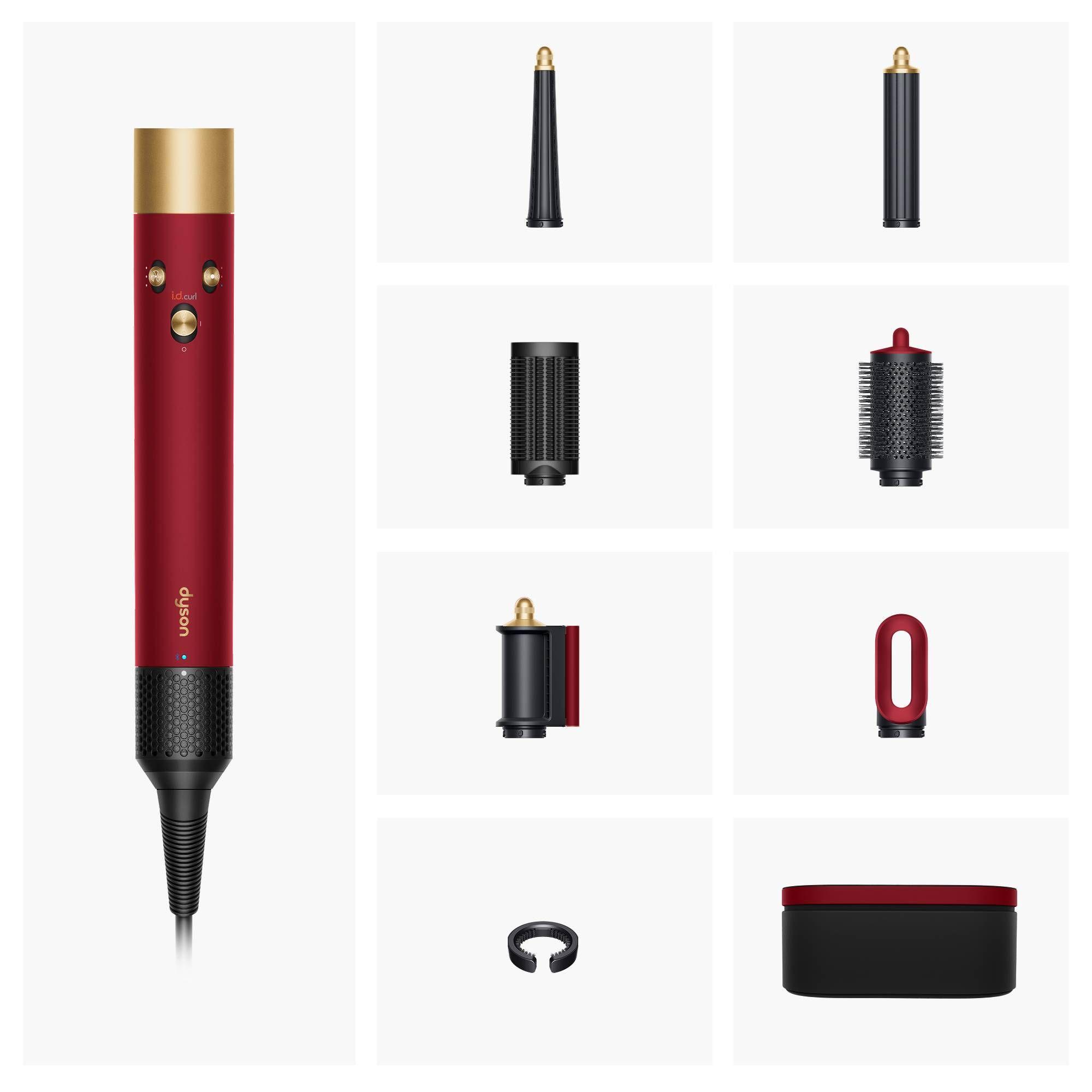 Modelador e Secador de Cabelo DYSON Airwrap i.d. Straight+Wavy HS08 (Vermelho Aveludado/Dourado) — miniatura 6