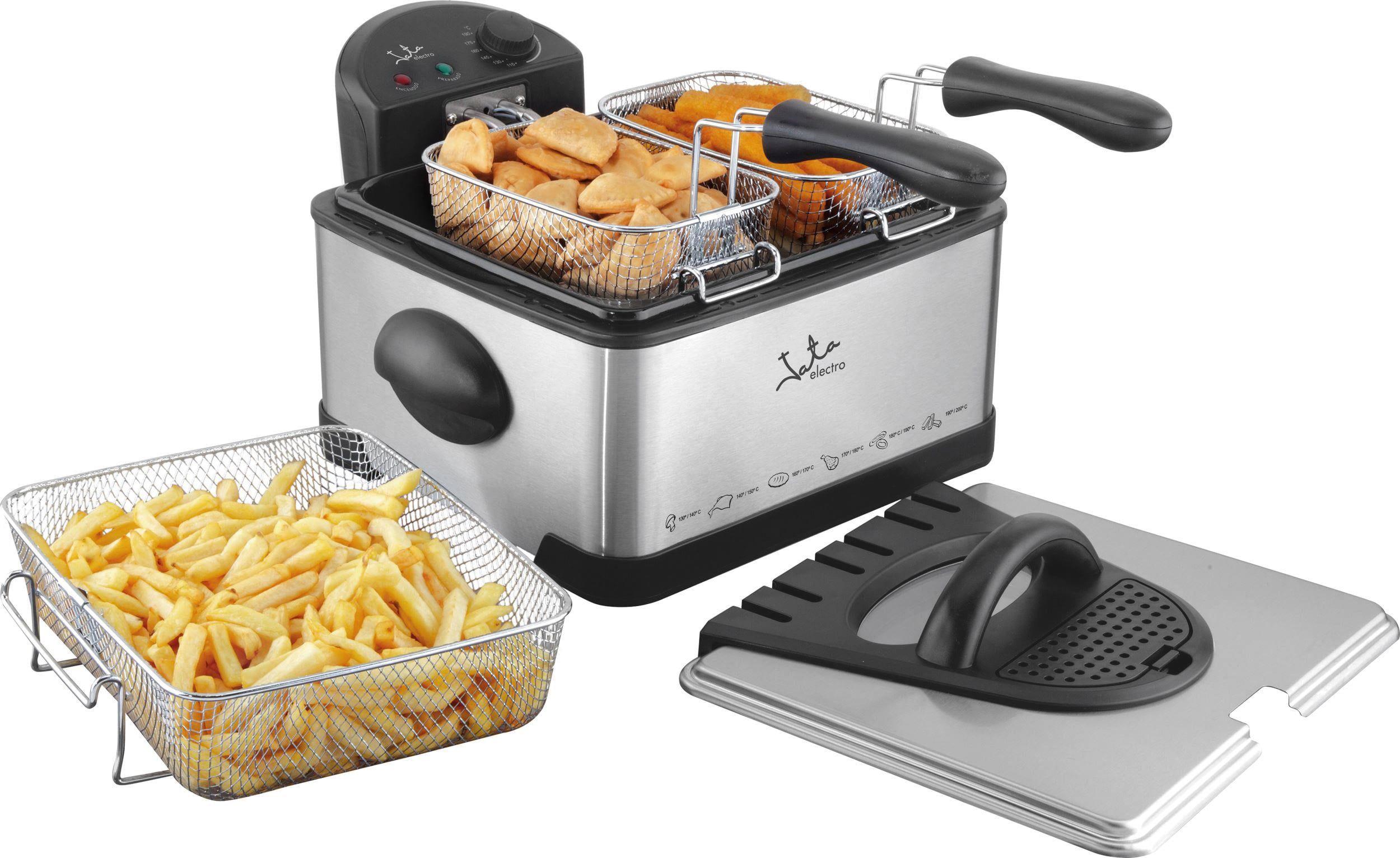 Fritadeira JATA FR700 (2000 W - Rotativo - Inox)