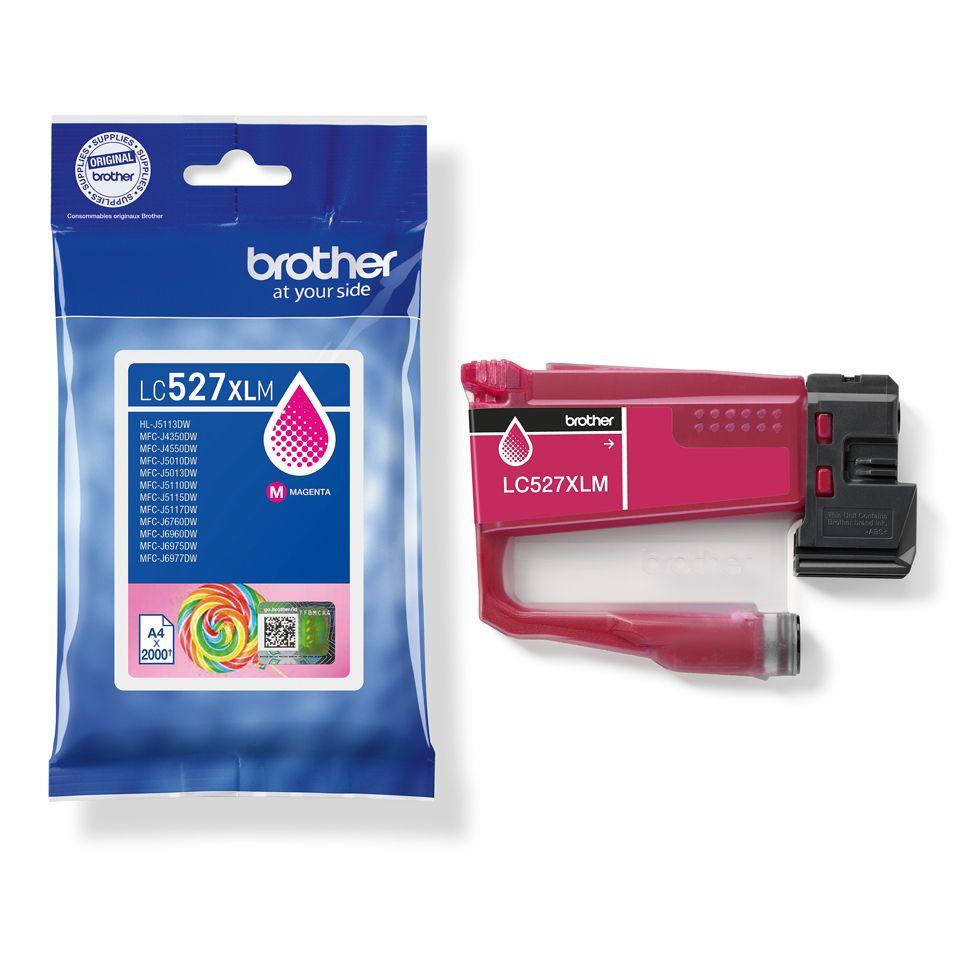 Tinteiro BROTHER LC527XLM (2000 páginas - Magenta), miniatura 5