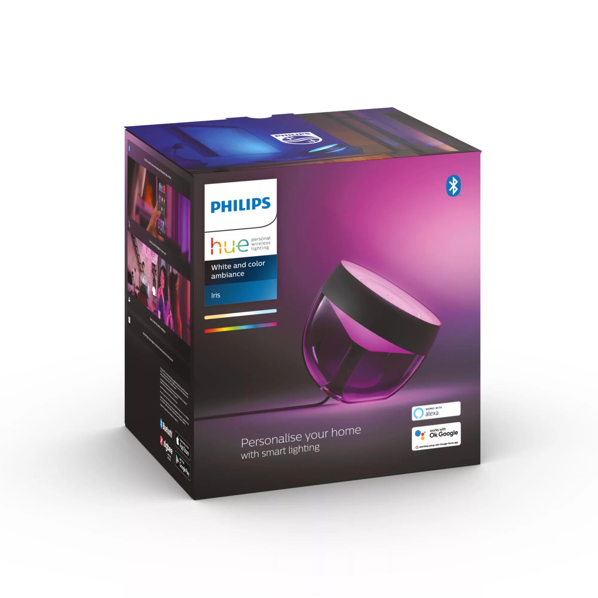 Candeeiro de Mesa Inteligente PHILIPS Hue Iris Special Edition (Sintético - Preto) — miniatura 5
