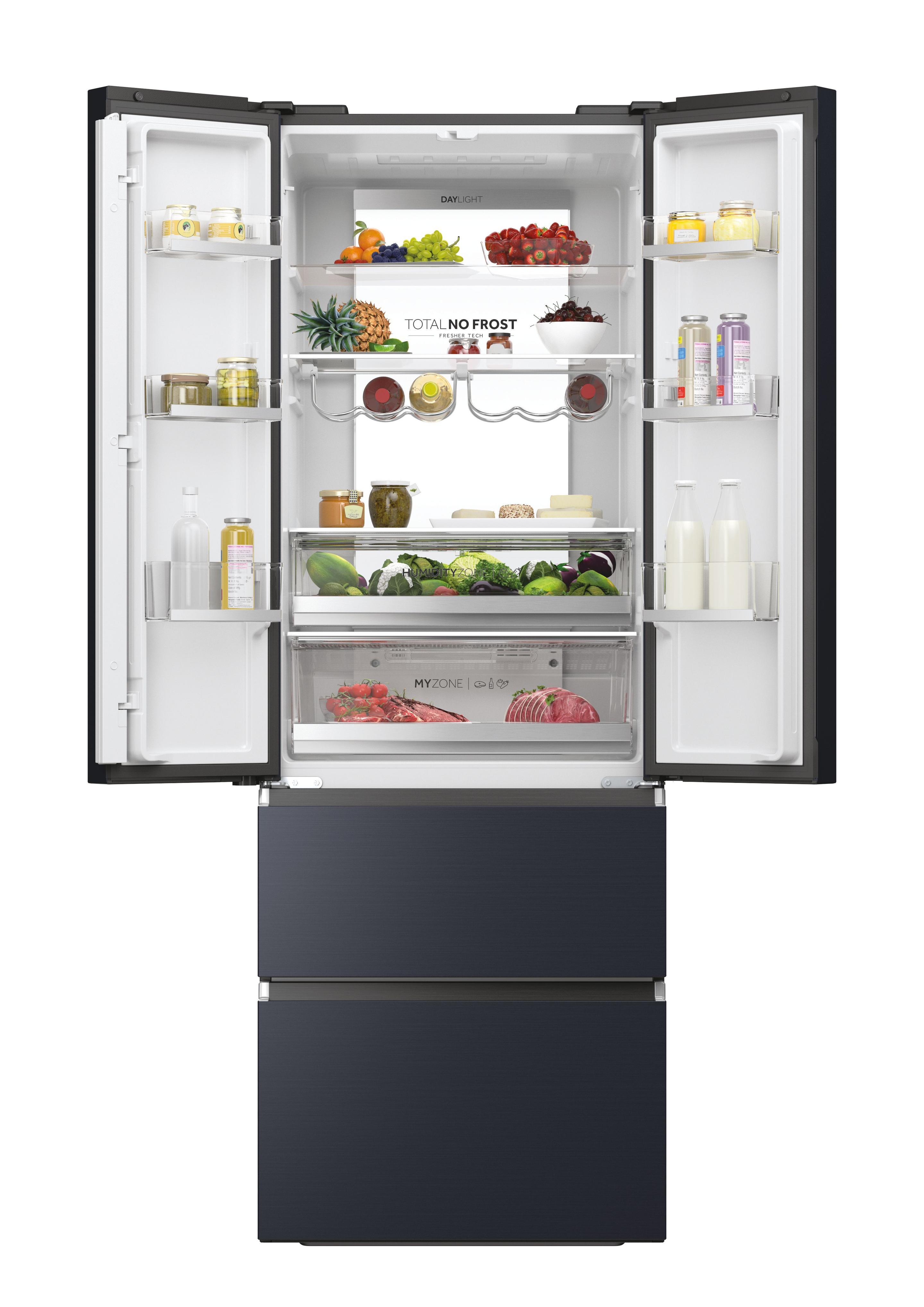Frigorífico Americano Independente HAIER HFW7720ENMB (477 L - hOn - 200,6x70x67,5 cm - Preto) — miniatura 2