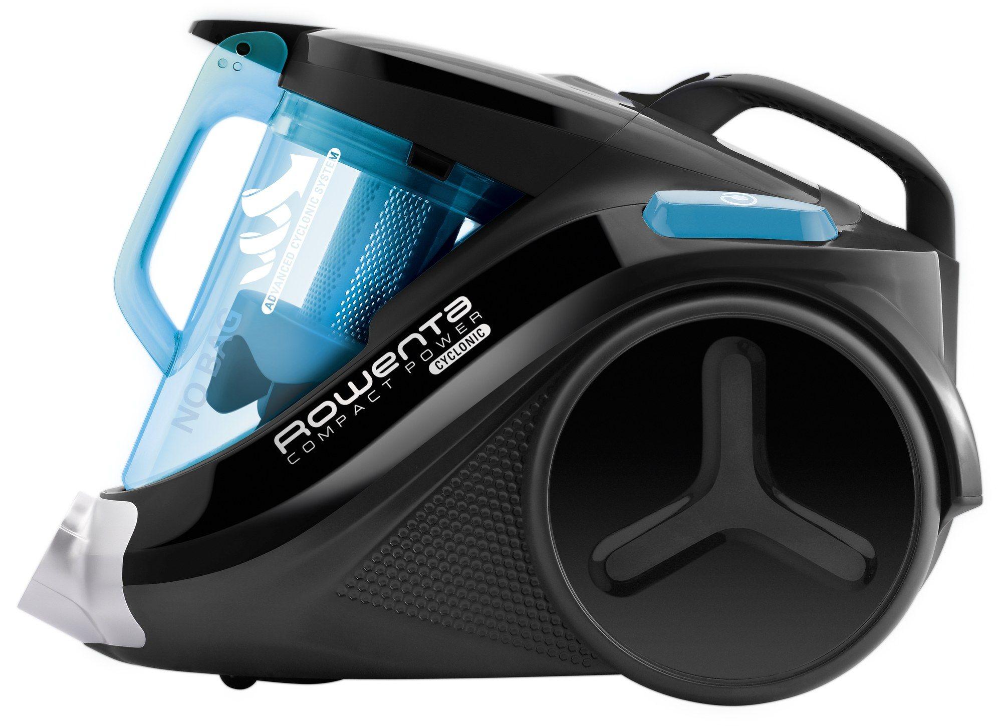 Aspirador Sem Saco ROWENTA Compact Power Cyclonic RO3731EA (Altura 29,03 cm - 20 kPa - 1,5 L - Preto/Azul) — miniatura 3