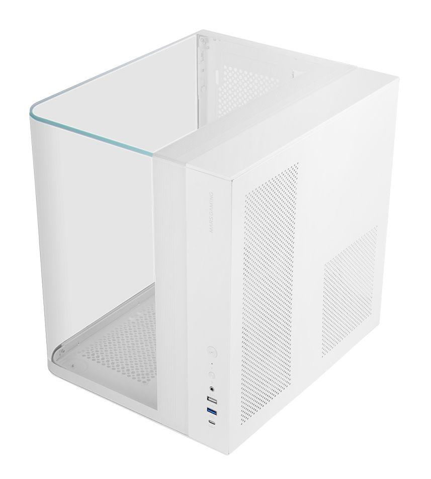 Caixa PC MARS GAMING MC-INFINIOLITEW (ATX, micro ATX, Mini-ITX - Torre média - Vidro temperado - Branco) — miniatura 2
