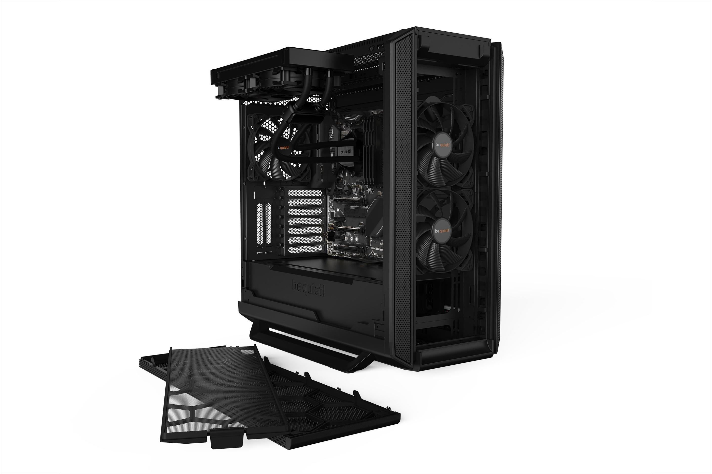 Caixa PC Extended-ATX BE QUIET! Silent Base 802 (Midi Tower - EATX, Mini-ITX, ATX, micro-ATX - 18,5 cm - Preto) — miniatura 7