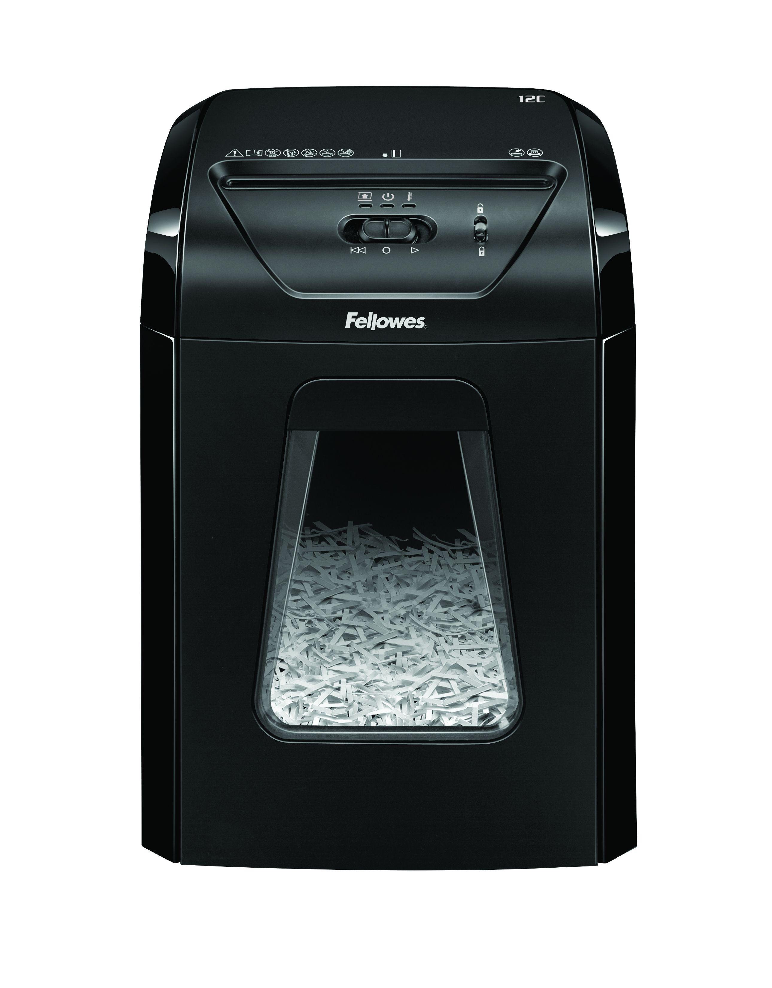 Destruidora de Papel FELLOWES 12C (Preto)