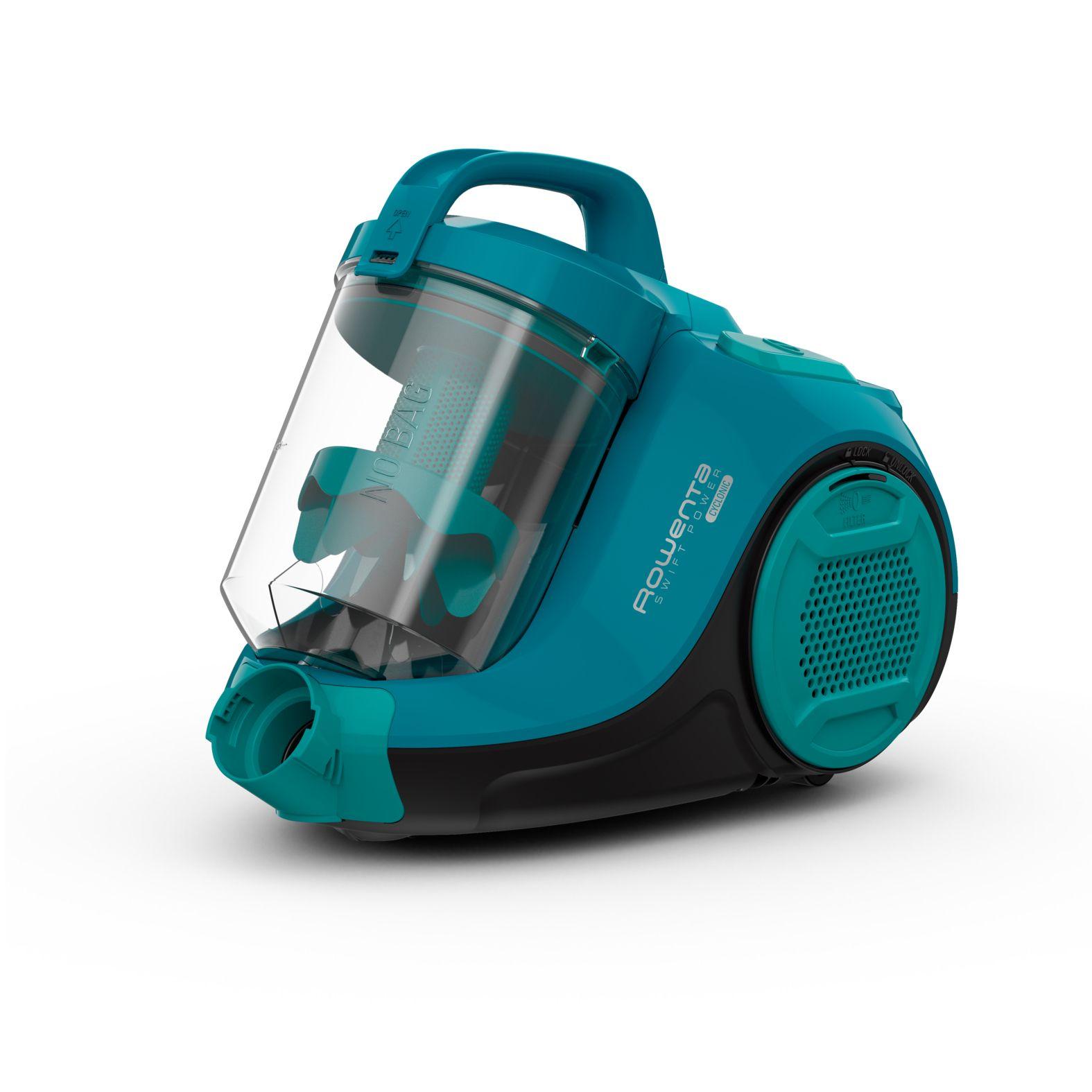 Aspirador Sem Saco ROWENTA Swift Power Cyclonic RO2932EA (Altura 30,4 cm - 21 kPa - 1,2 l - Turquesa) — miniatura 3