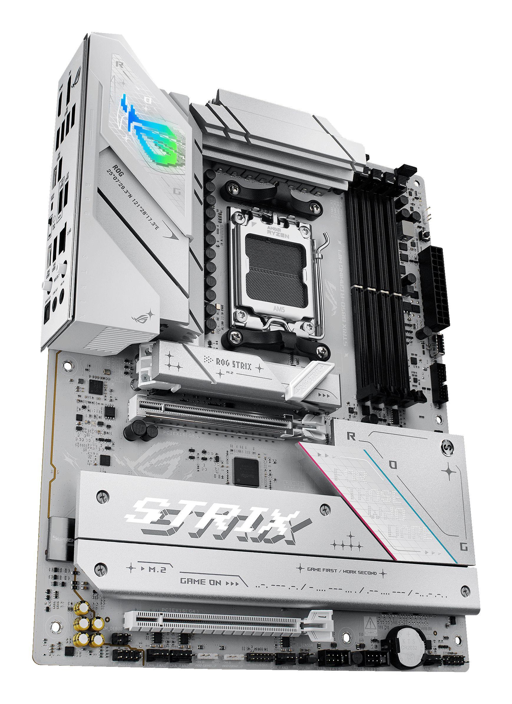 Motherboard ASUS ROG STRIX B850-A GAMING WIFI (AM5 - ATX - 4x DIMM - Branco), miniatura 5