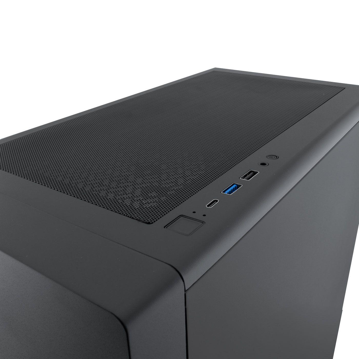 Caixa de Computador COOLBOX GA450 Star Light (ATX, Micro ATX, Mini-ITX - Tower - ARGB multicolorida - Preto) — miniatura 4