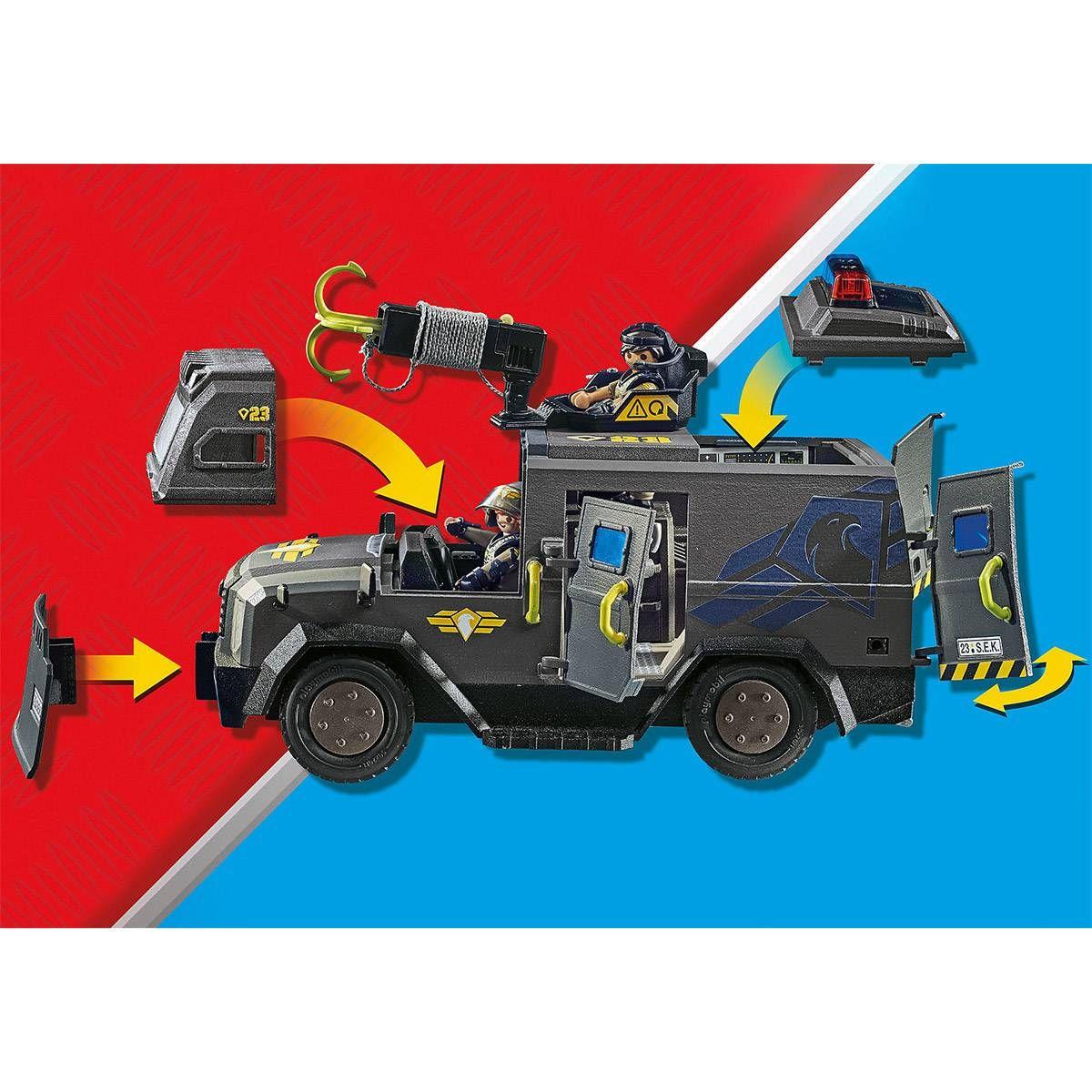 Veículo Todo-o-Terreno SWAT PLAYMOBIL 71144 (5 a 10 anos - Multicor), miniatura 5