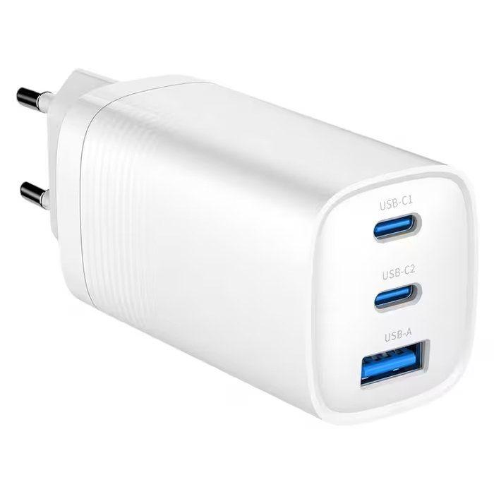 Carregador de Parede GEMBIRD TA-UC-PDQC65-01-W (65 W - 360 W - GaN - Branco), miniatura 2