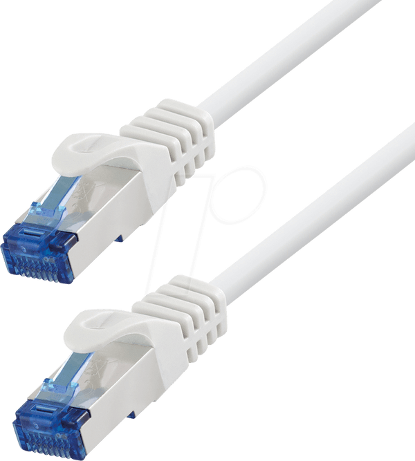 Cabo de Rede RJ45 LOGILINK CP4101S (15 m - Cat.6A - RJ45 blindados - Branco)
