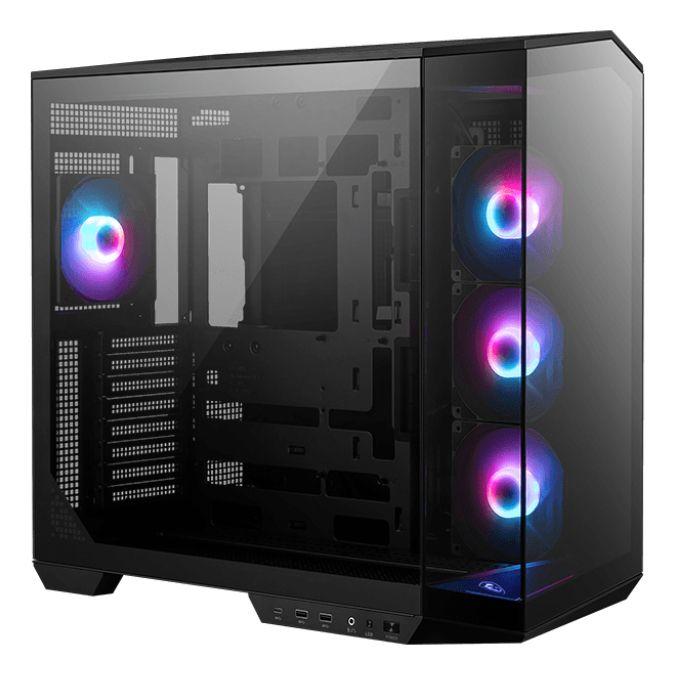 Caixa PC Gaming MSI MAG PANO 100R PZ (ATX, micro ATX, Mini-ATX - Midi Tower - ATX, Micro-ATX, Mini-ITX - Preto)