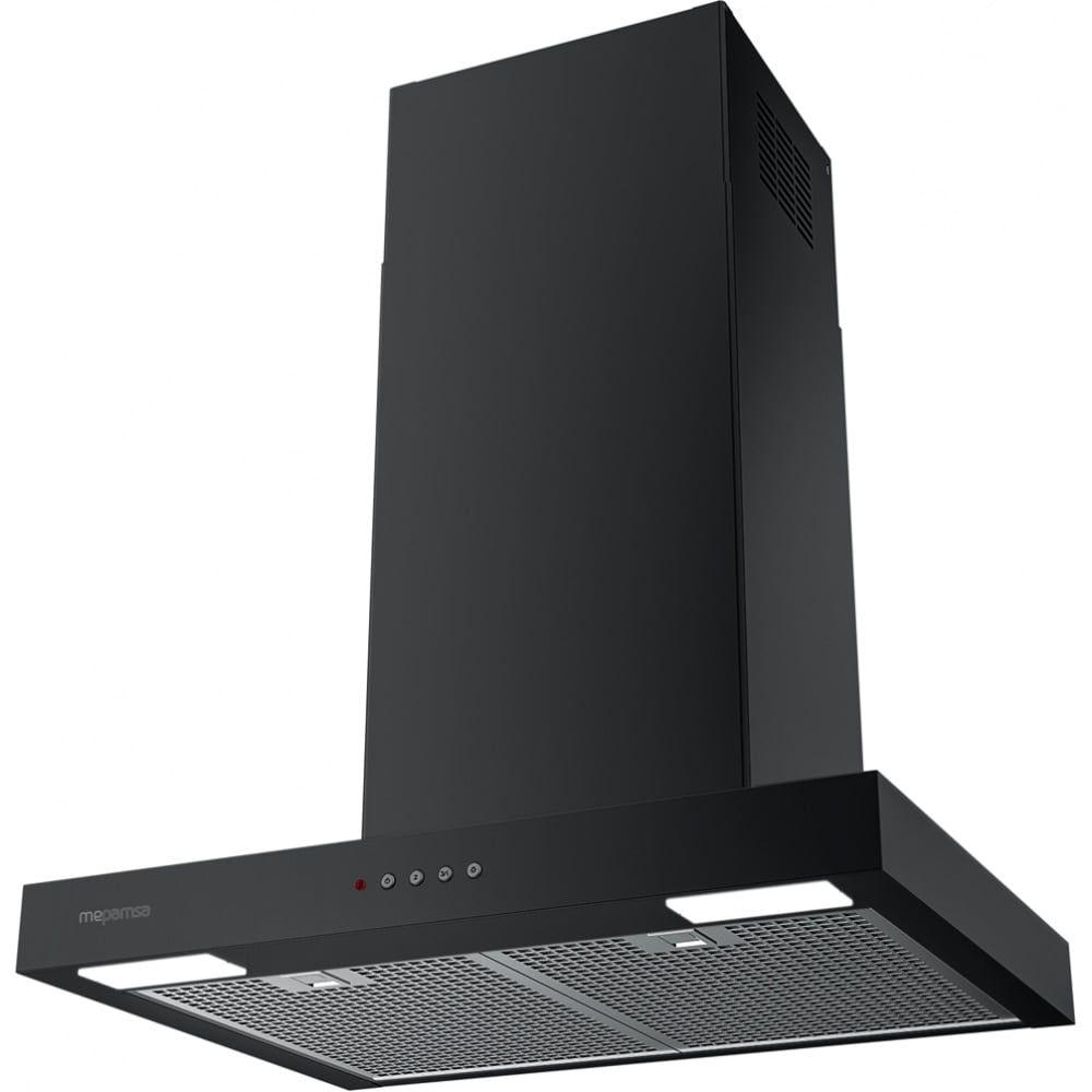 Exaustor de Parede MEPAMSA STILO NEO 60 (Altura 66–90 cm - 60 cm - 45 cm - Preto Mate Extra)