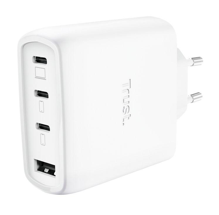 Carregador de Parede TRUST Maxo 26068 (65 W - Branco)