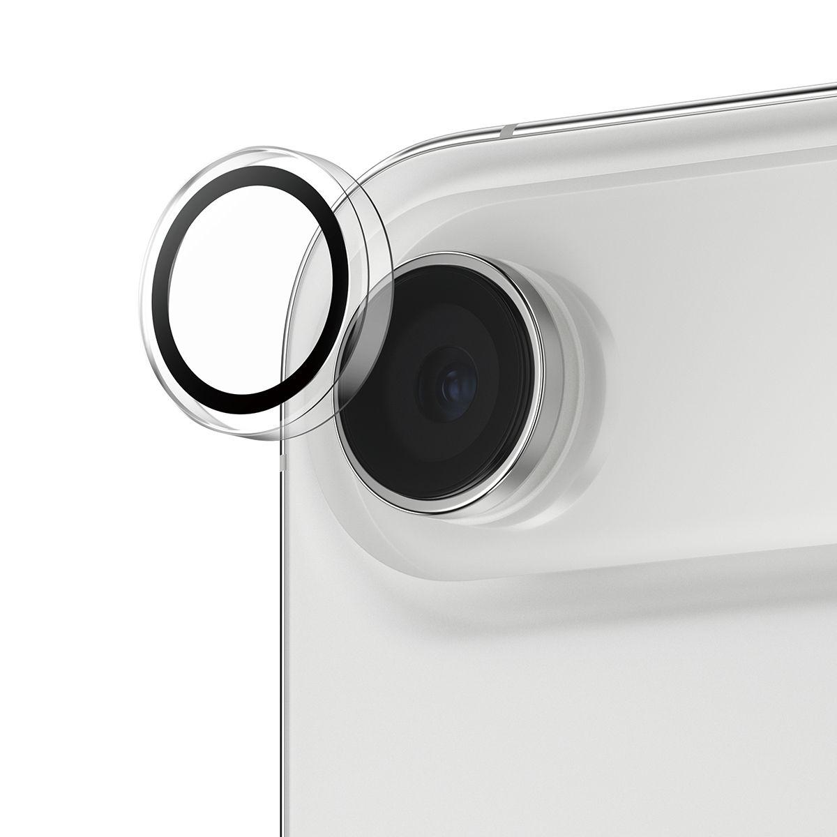 Protetor de Lentes de Câmara PANZERGLASS Hoops para iPhone Air (Apple iPhone Air - Apple - Vidro temperado, Silicone - Transparente)