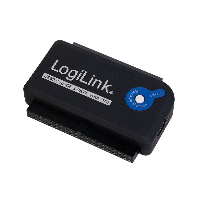 Adaptador LOGILINK AU0006C (1,2 m - USB Type-A - IDE/ATA, SATA - Preto)