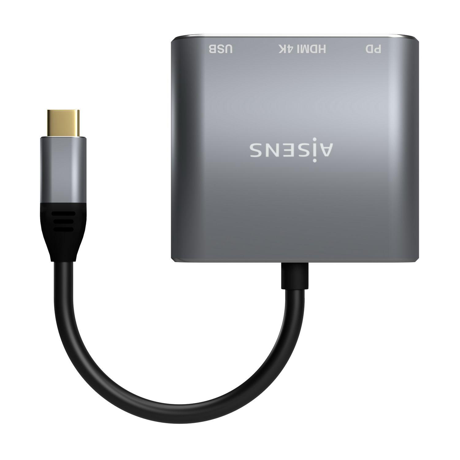 Conversor USB-C AISENS A109-0669 (0,15 m - Cinzento), miniatura 3