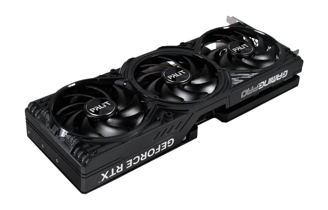 Placa Gráfica PALIT GeForce RTX 5070 Ti GamingPro-S NE7507T019T2-GB2031U (GeForce RTX 5070 Ti - 300 W - Full-Height/Full-Length FH/FL - Preto) — miniatura 5