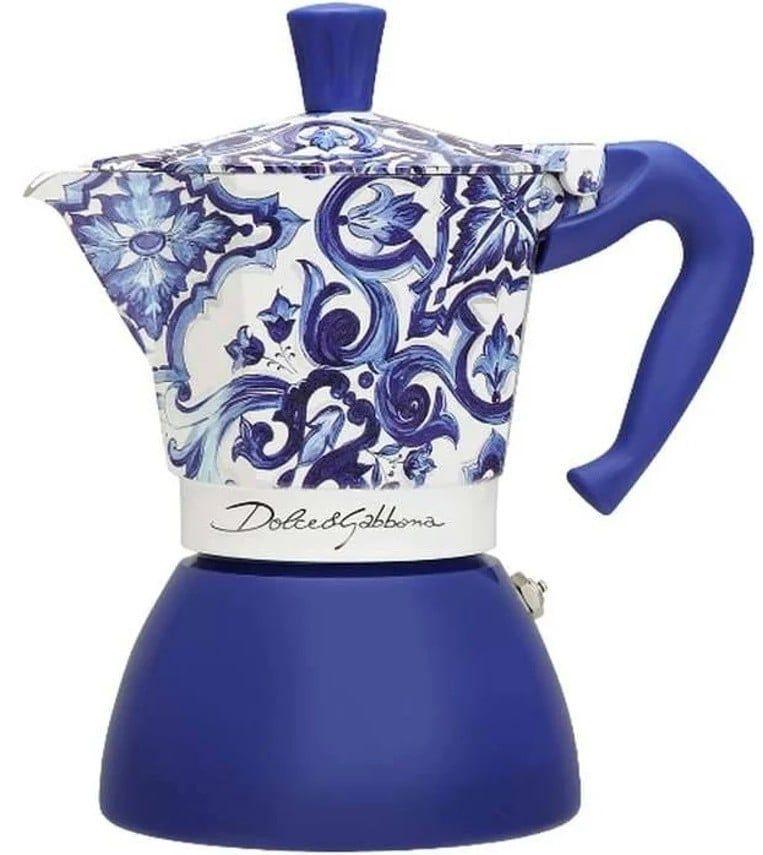 Cafeteira Italiana BIALETTI Moka Induction Dolce & Gabbana Medi (Azul)