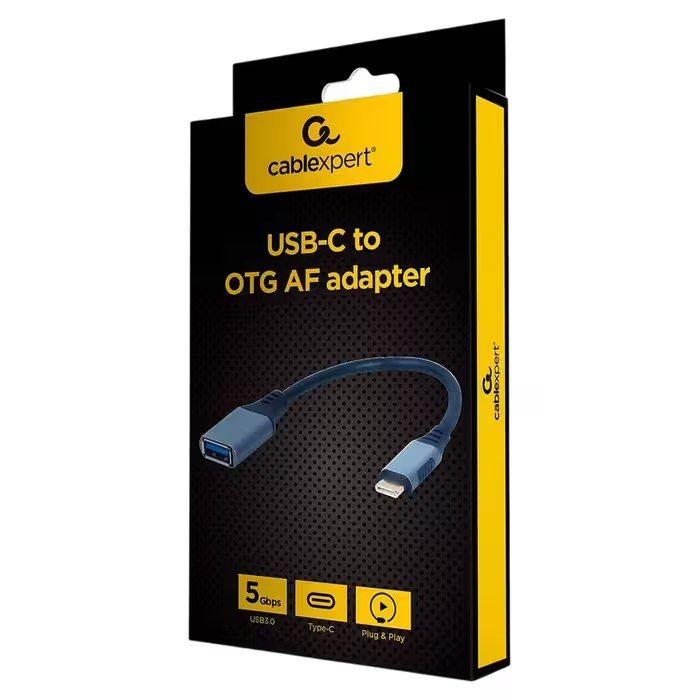 Adaptador USB-C para USB-A GEMBIRD A-USB3C-OTGAF-01 (15 cm - Preto), miniatura 4