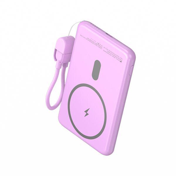 Powerbank LEOTEC LEPOWW20W5P (Universal - USB Tipo C - Roxo) — miniatura 4