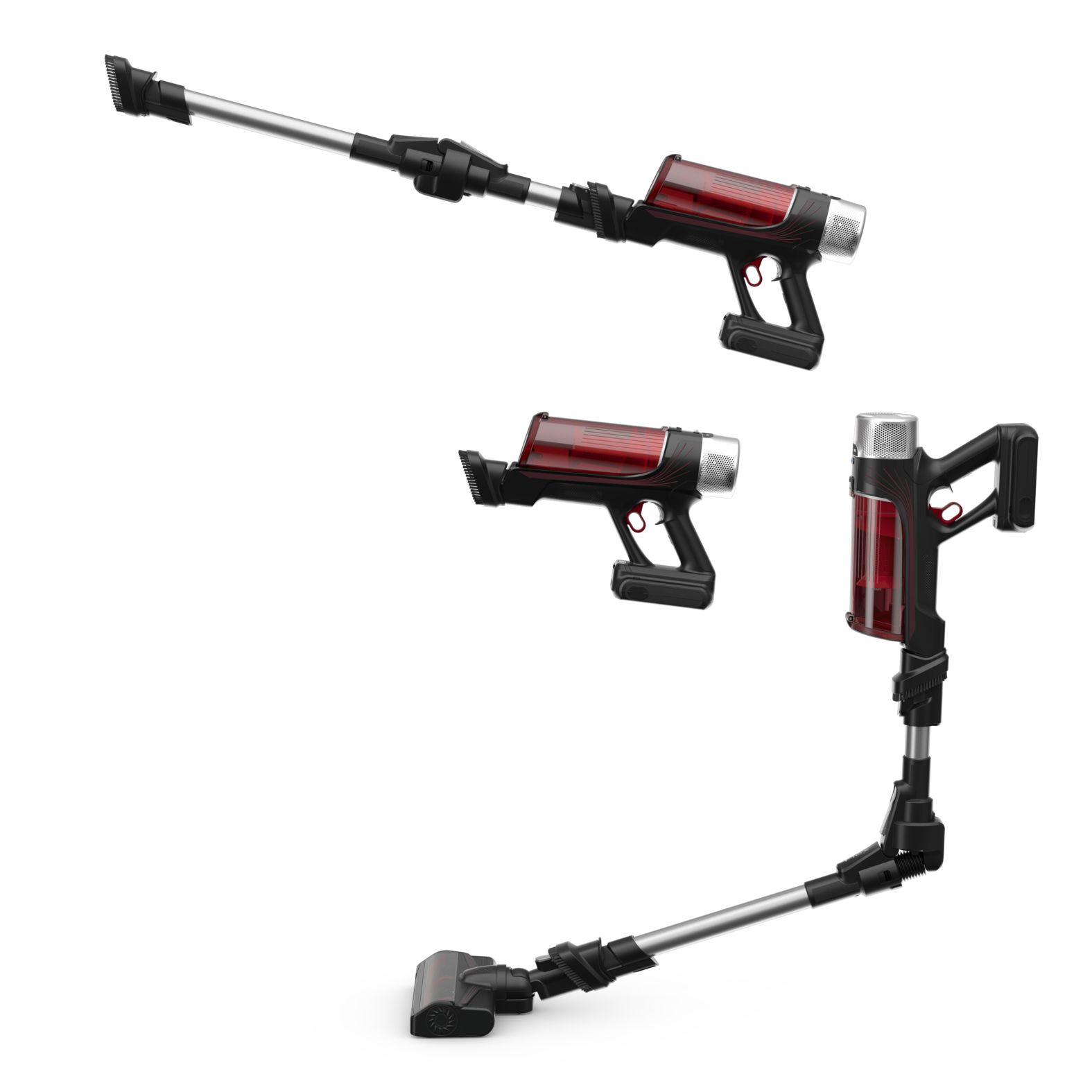 Aspirador Vertical ROWENTA X-Force Flex 9.60 RH2077WO (Altura 11,2 cm - Preto e Vermelho) — miniatura 6