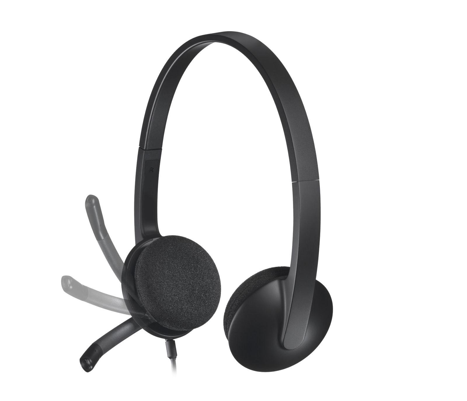 Headset LOGITECH H340 (Binaural - Com fios - Supra-aural - Preto) — miniatura 3
