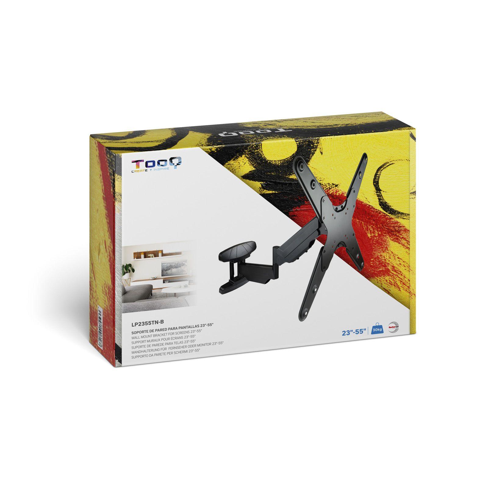 Suporte de Parede TV TOOQ LP2355TN-B (75 x 75 mm a 400 x 400 mm - 400 x 400 mm - 75 x 75 mm - Preto), miniatura 11