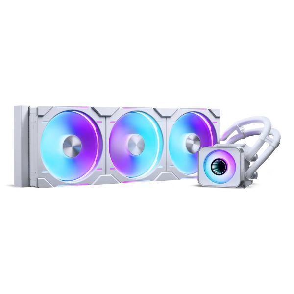Sistema de Refrigeração Líquida para CPU PHANTEKS Glacier One 420D30 X2 DRGB (140 mm - 1800 RPM - RGB multicolorida - Branco)