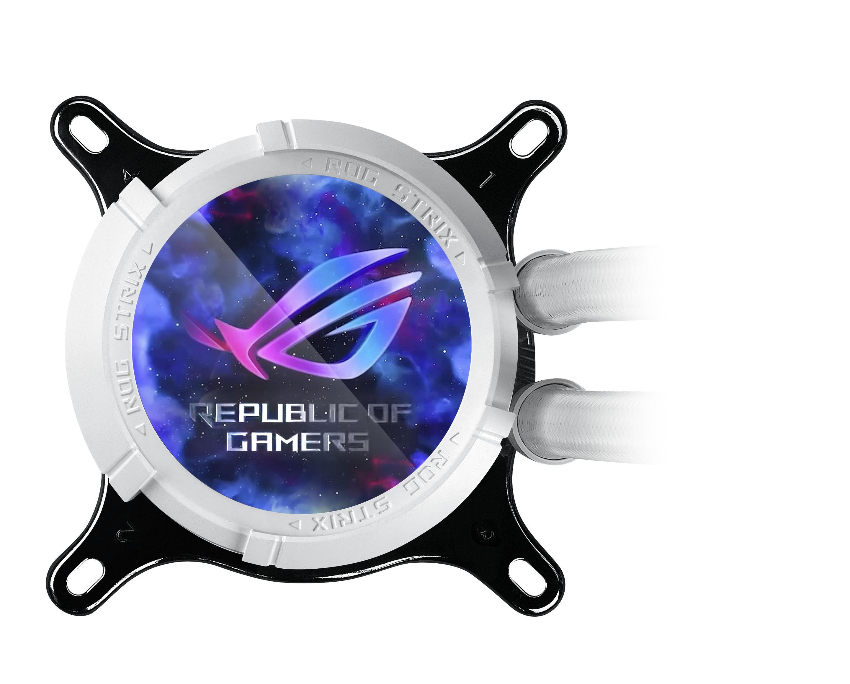 Sistema de Refrigeração Líquida All-in-One ASUS ROG Strix LC III 360 ARGB LCD XL (Branco), miniatura 4