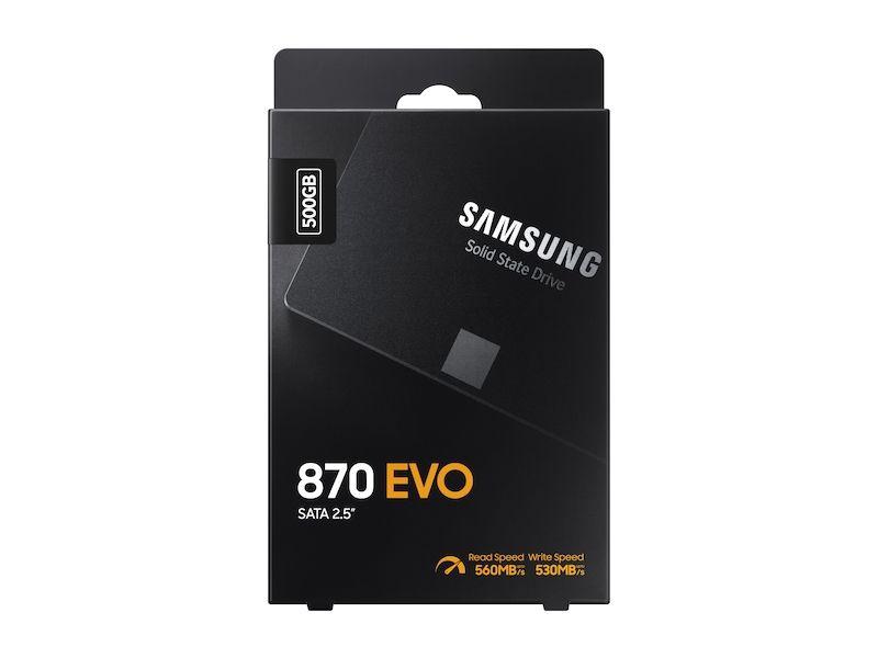SSD SAMSUNG 870 EVO MZ-77E500B/EU (500 GB - 2.5" - Serial ATA III - Preto) — miniatura 6