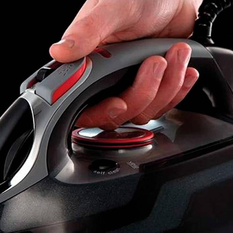 Ferro de Engomar a Vapor RUSSELL HOBBS 20630-56 (3100 W - 0,35 l - Base de cerâmica - Cinzento/Preto), miniatura 2