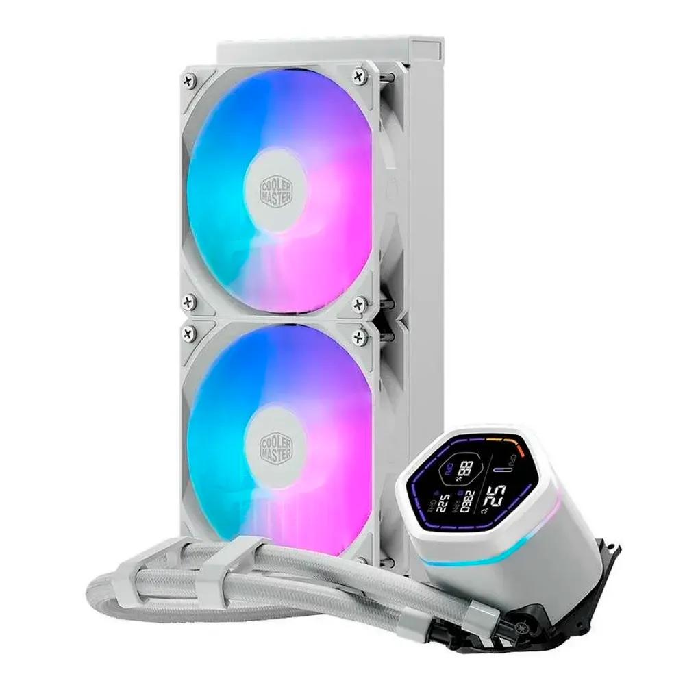 Sistema de Refrigeração Líquida CPU COOLER MASTER MasterLiquid Core Nex Digital 240 (120 mm - 2 ventoinhas - 1750 RPM - Preto) — miniatura 2