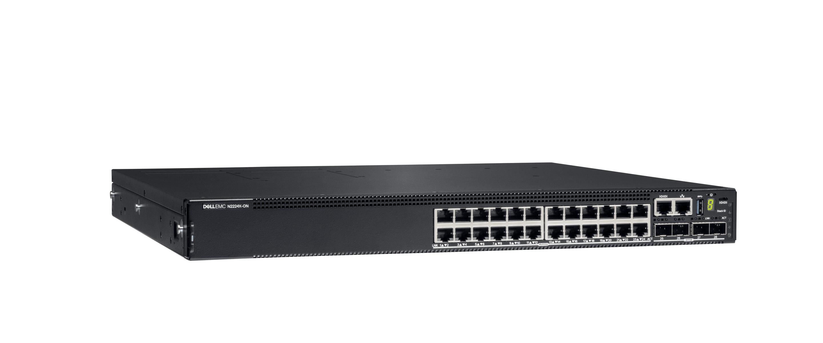 Switch DELL N2224X-ON (2.5G Ethernet - 4 MB - 160 Gbit/s - Preto) — miniatura 6