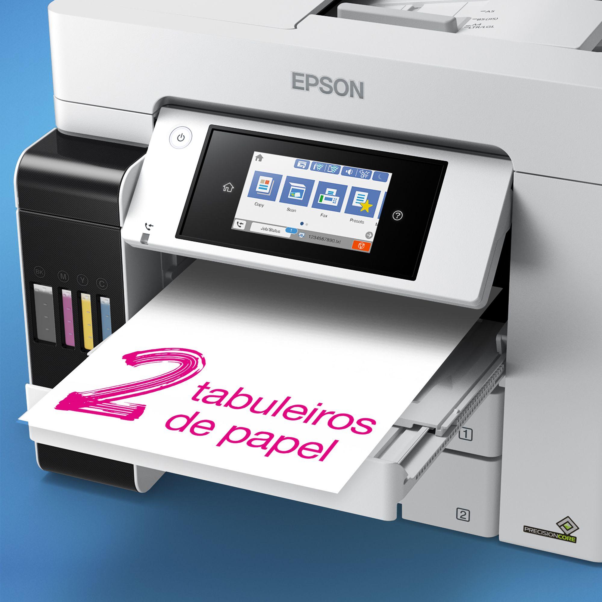 Impressora Multifunções EPSON EcoTank Pro ET-5885 (A4 - Impressão a cores - 250 folhas - Preto e Branco) — miniatura 4